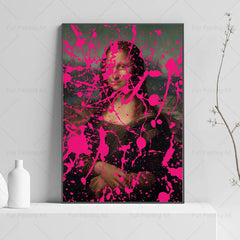 Mona Lisa Abstract Painting Modern Wall Art Canvas