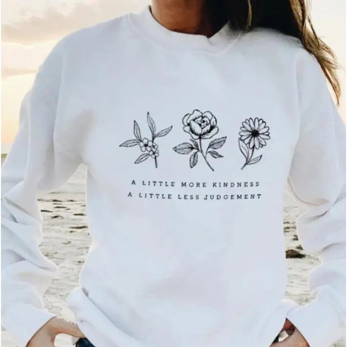 A Little More Kindness Vegan Sweatshirt