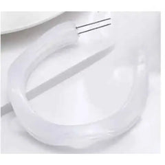 Acetate Resin Round C Hoop Earrings