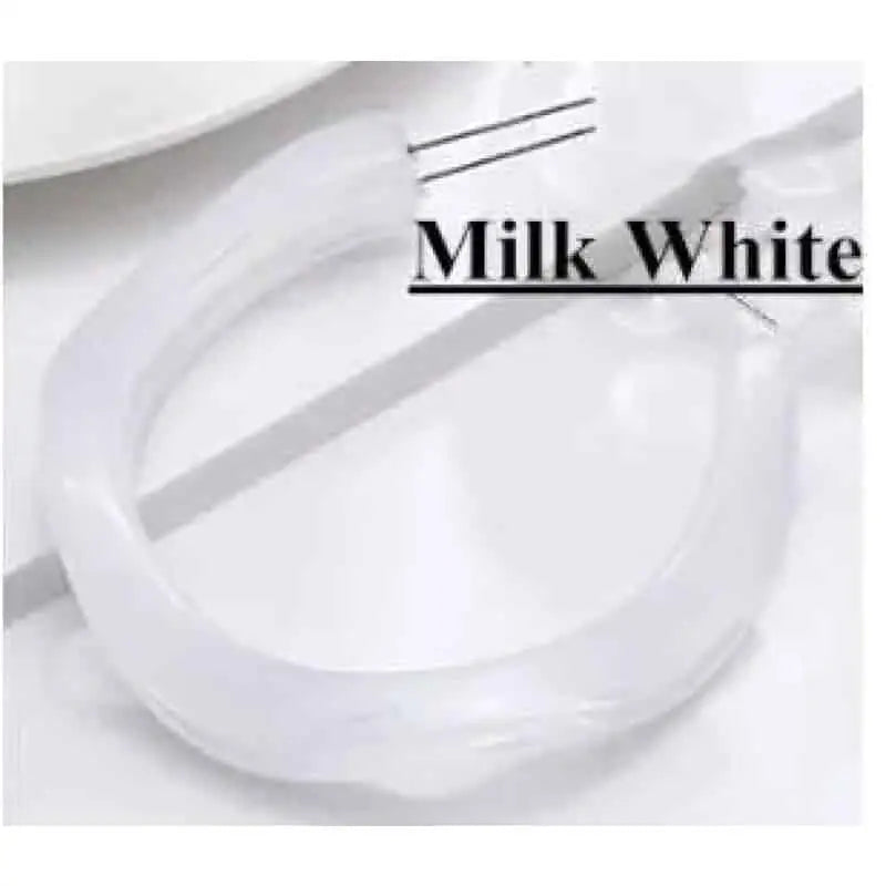 Acetate Resin Round C Hoop Earrings