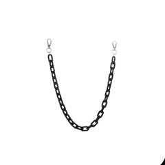 Aesthetic Acrylic-Metallic Waist Chain for Stylish Outfits