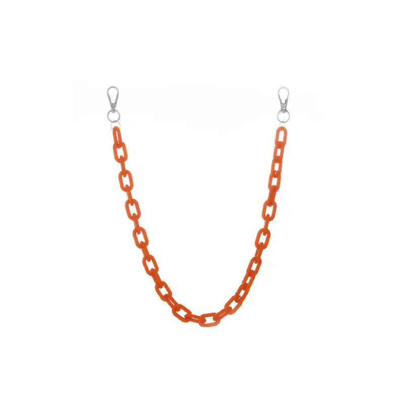 Aesthetic Acrylic-Metallic Waist Chain for Stylish Outfits