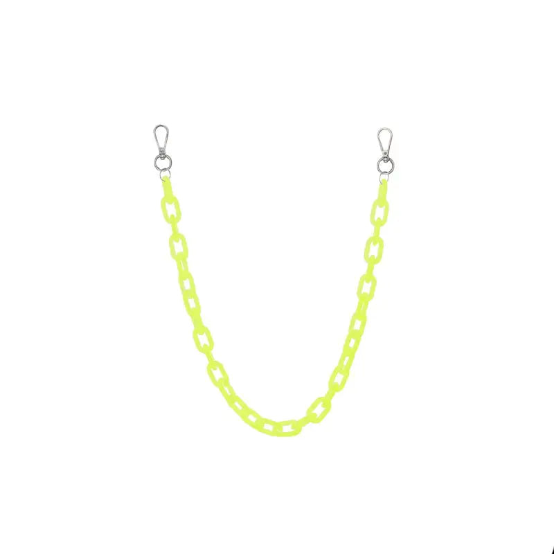Aesthetic Acrylic-Metallic Waist Chain for Stylish Outfits