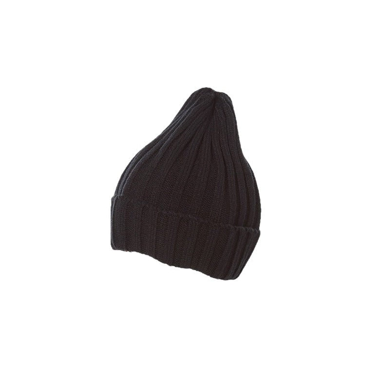 Aesthetic Beanie Knitted Hat - Black / One Size - Warm hats