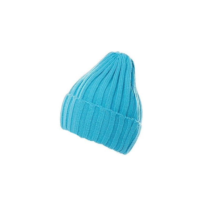 Aesthetic Beanie Knitted Hat - Lack blue / One Size - Warm