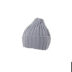 Aesthetic Beanie Knitted Hat - Light grey / One Size - Warm