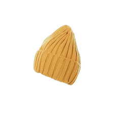 Aesthetic Beanie Knitted Hat Monochrome Hand Painted Style