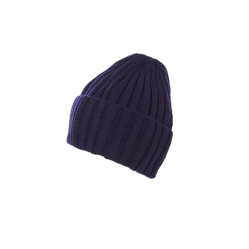 Aesthetic Beanie Knitted Hat - Navy / One Size - Warm hats