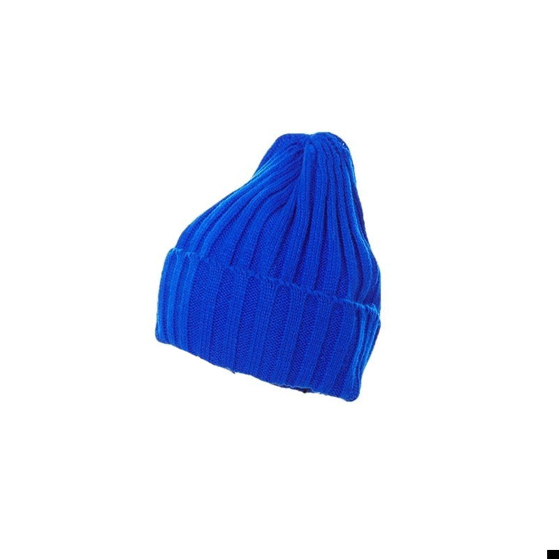 Aesthetic Beanie Knitted Hat - Royal blue / One Size - Warm