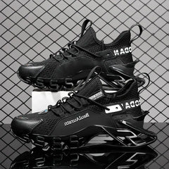 Aesthetic Blade Breathable Mesh Rubber Sole Sneakers