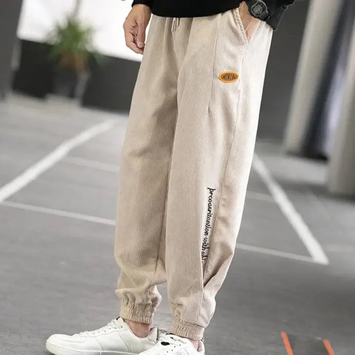 Aesthetic Casual Corduroy Loose Pants