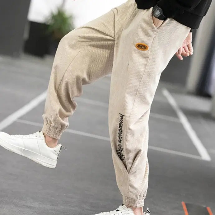 Aesthetic Casual Corduroy Loose Pants