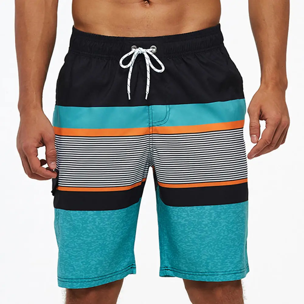 Aesthetic Colored Beach Shorts - Turquoise / M