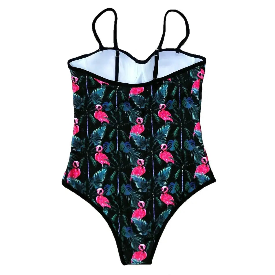 Aesthetic Crane Push Up Monokini