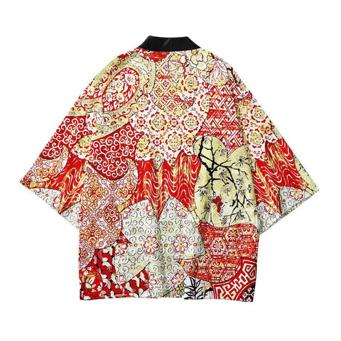 Aesthetic Flowers Japanese Style Kimono