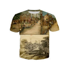 Aesthetic Garden Printed Short Sleeve O Neck T Shirt 14 / S