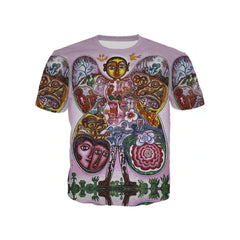 Aesthetic Garden Printed Short Sleeve O Neck T Shirt 9 / S