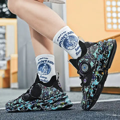 Aesthetic Graffiti Platform Sneakers Euro Size