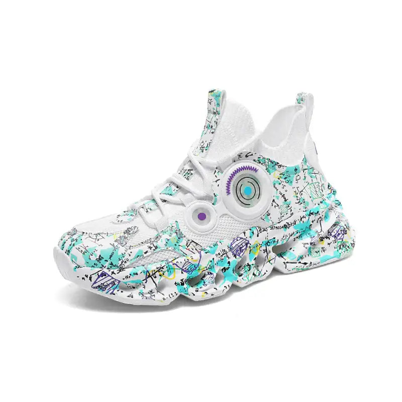 Aesthetic Graffiti Platform Sneakers Euro Size