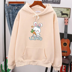 Aesthetic Kawaii Bunny Hoodie