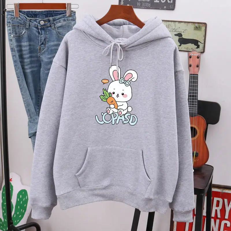 Aesthetic Kawaii Bunny Hoodie