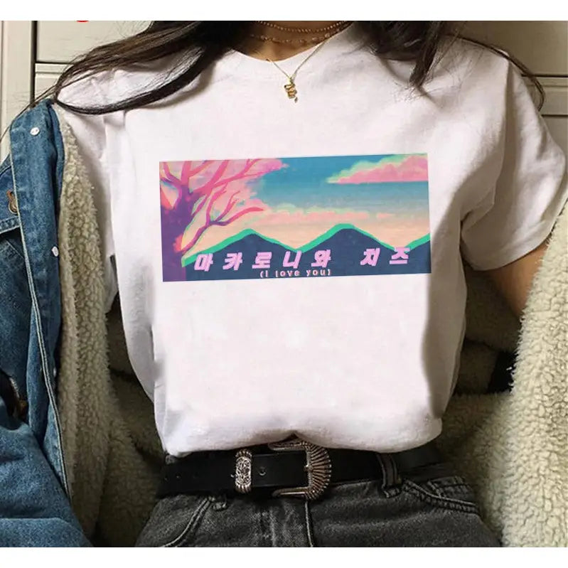 Aesthetic Landscape Vaporwave T-Shirt