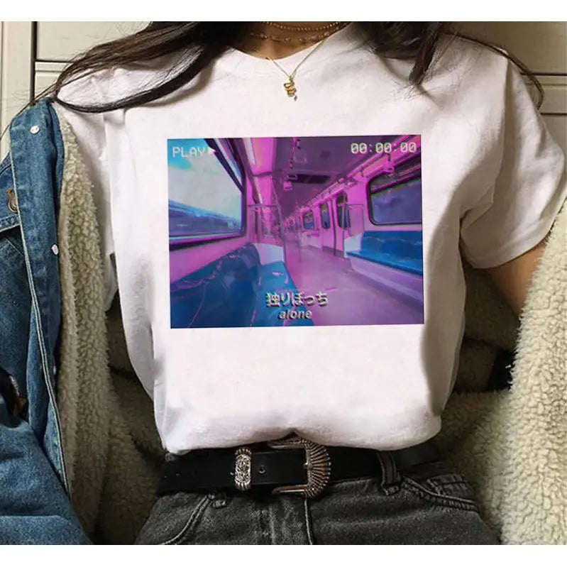 Aesthetic Landscape Vaporwave T-Shirt