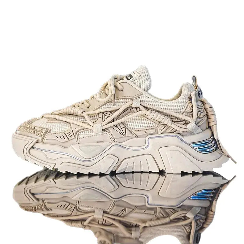 Aesthetic Nice Space Slip Platform Sneakers