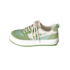 Aesthetic Platform Avocado Strawberry Sneakers - Green / 35