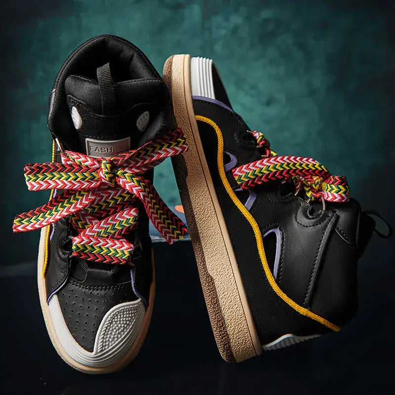 Aesthetic Platform Multicolor Sneakers Euro Size