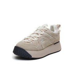 Aesthetic Platform Thick Sole Lace Up Sneakers