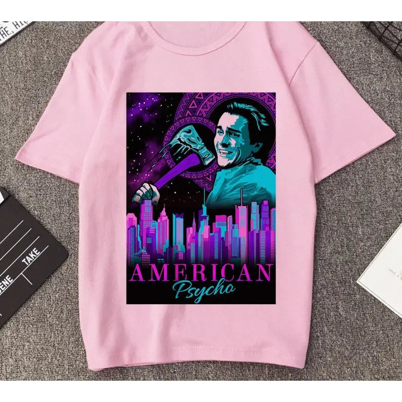 Aesthetic Round Neck Vaporwave T-Shirt