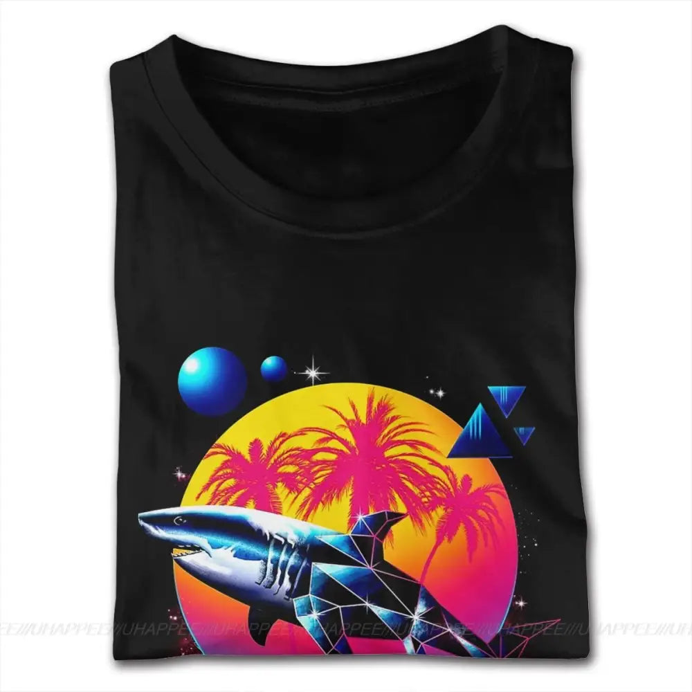 Aesthetic Shark Vaporwave T-Shirt