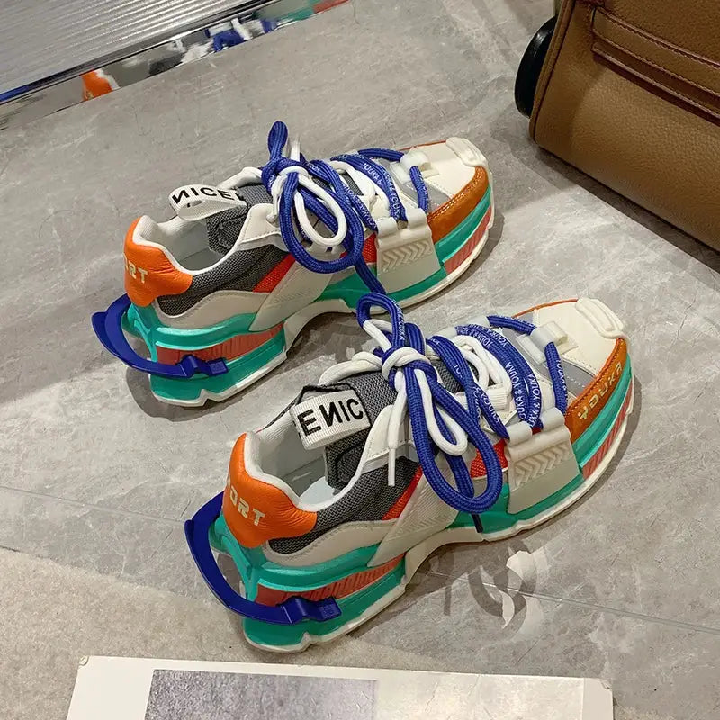 Aesthetic Sole Chunky Youka Sneakers for Everyday Wear