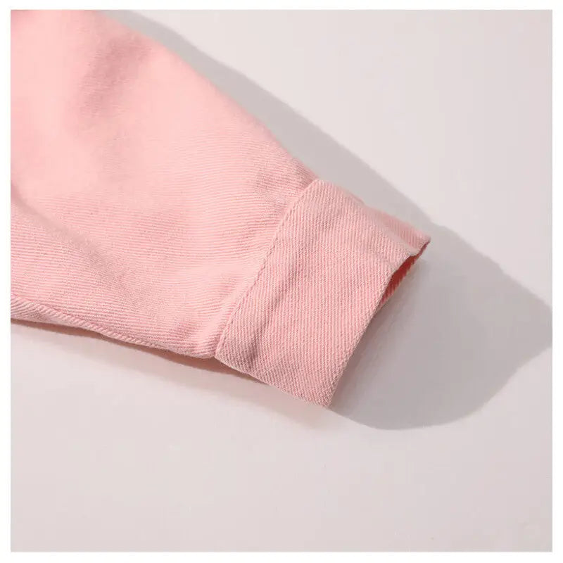 Aesthetic Turn Down Collar Denim Jackets for Everyday Wear