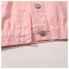 Aesthetic Turn Down Collar Denim Jackets for Everyday Wear