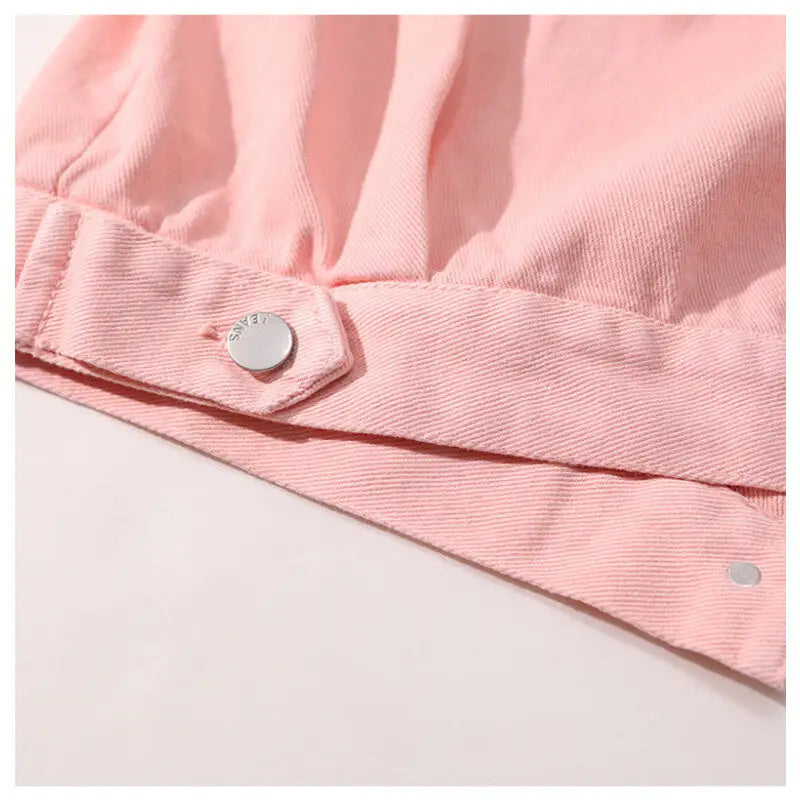 Aesthetic Turn Down Collar Denim Jackets for Everyday Wear