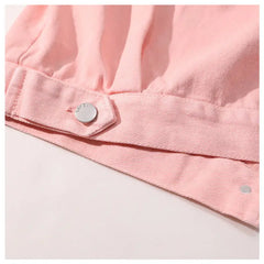 Aesthetic Turn Down Collar Denim Jackets for Everyday Wear