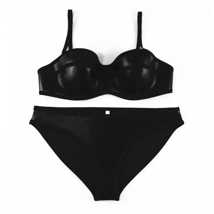 Aesthetic Two Piece Swimwear - Black / XS
