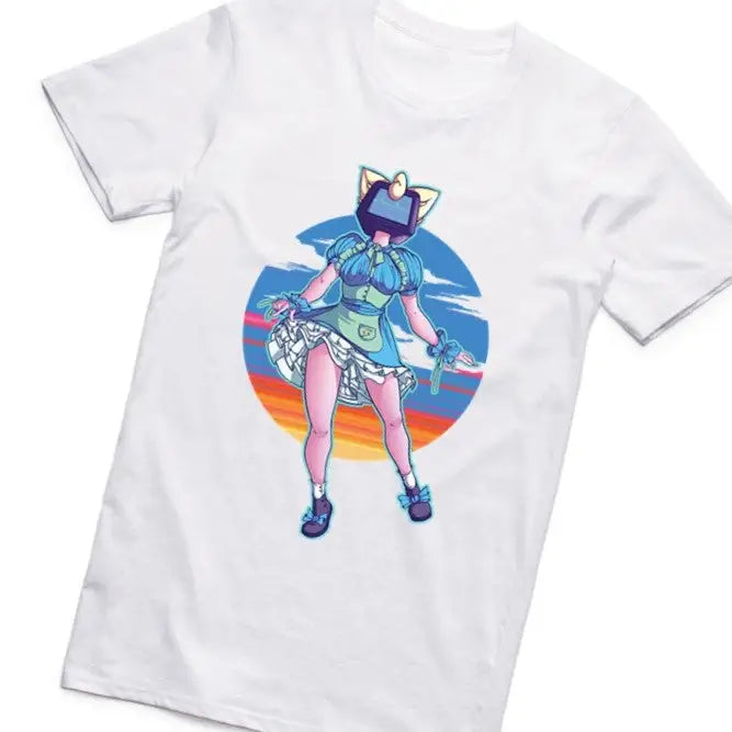 Aesthetic Vaporwave Cartoon T-Shirt