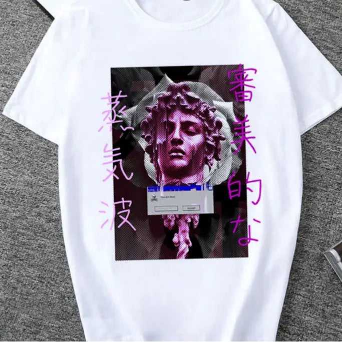 Aesthetic Vaporwave Sculpture T-shirt