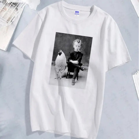 Aesthetic Weird Smoking Boy T-Shirt