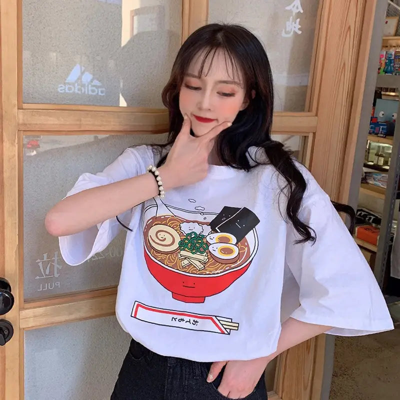 Ramen Cartoon Bowl Tshirt