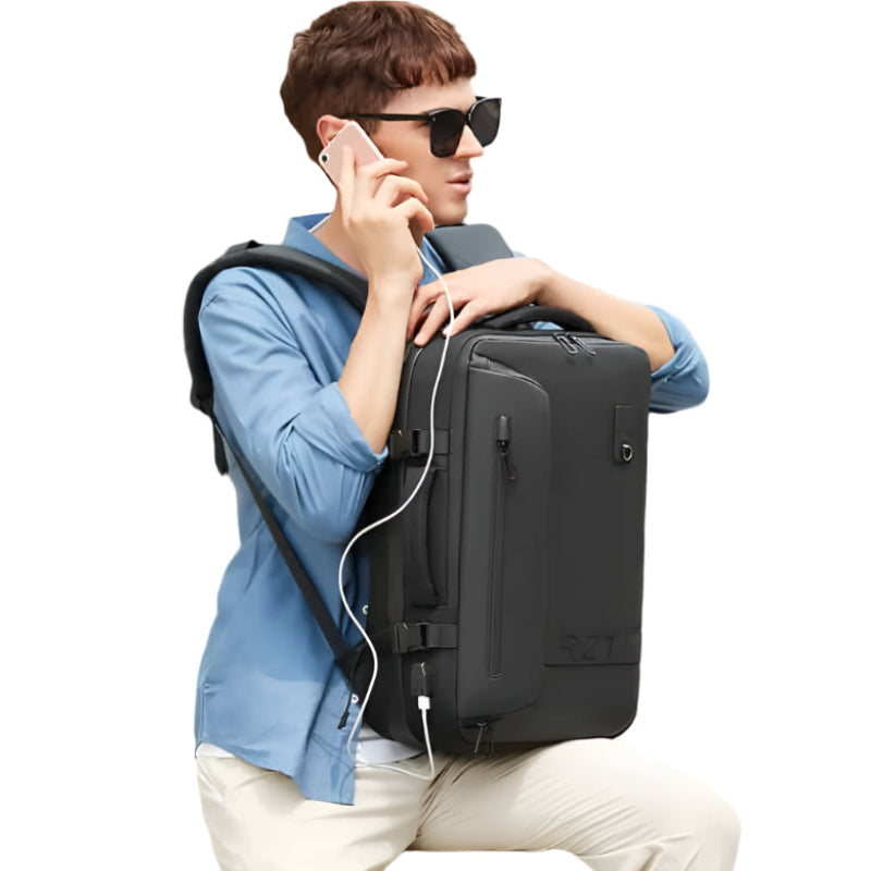 Airback Expanded External USB Vacuum Compression Backpack