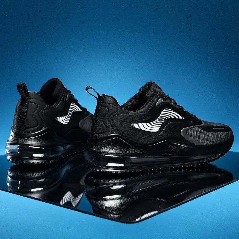 Airbag Comfortable Sports Shoes for Men Euro Size Black.