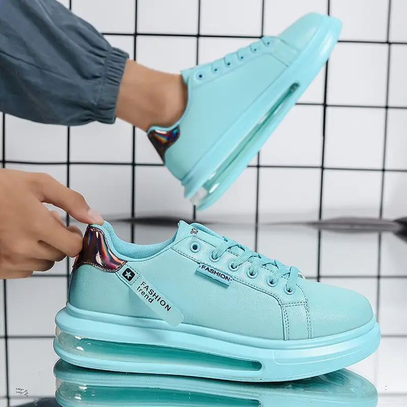 Airbag Comfortable Sports Shoes for Men Euro Size Turquoise