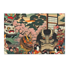 Akira Hokusai - Japanese Yōkai Rug - 36’ × 24’ - Home Decor
