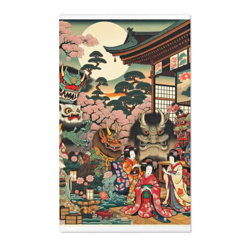 Akira Hokusai - Japanese Yōkai Rug - 36’ × 60’ - Home Decor