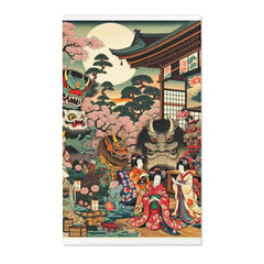 Akira Hokusai - Japanese Yōkai Rug - 36’ × 60’ - Home Decor