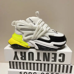 Alien Aesthetic Chunky Lace Up Sneakers